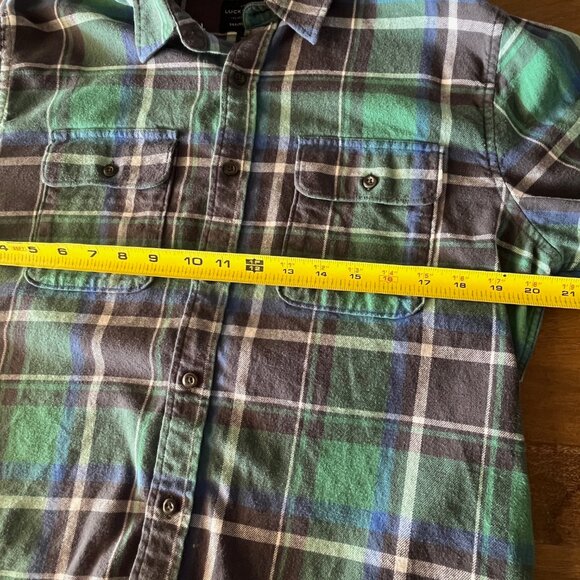 Lucky Brand Saturday Stretch Men's Medium Shirt Plaid Deebo Flannel Multicolor - Picture 5 of 9